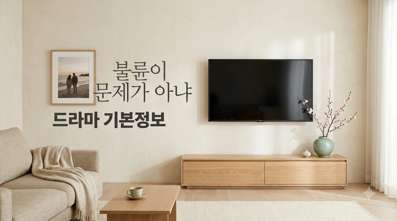 지금 불륜이 문제가 아닙니다 기본정보 2026 하반기 화제작 완벽 정리