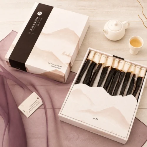 행복한홍삼 도라지정과 보자기 선물 세트 진선 300g