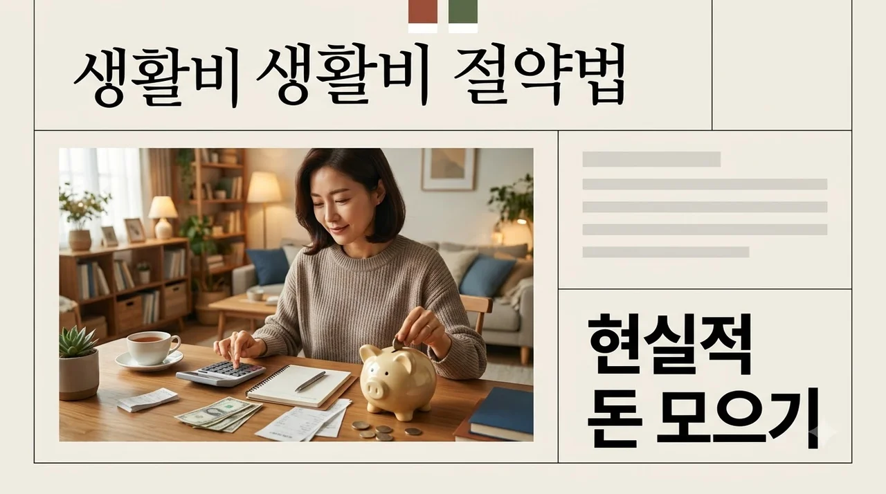 생활비 폭등 시대 돈 모으는 현실적인 방법 5가지 총정리