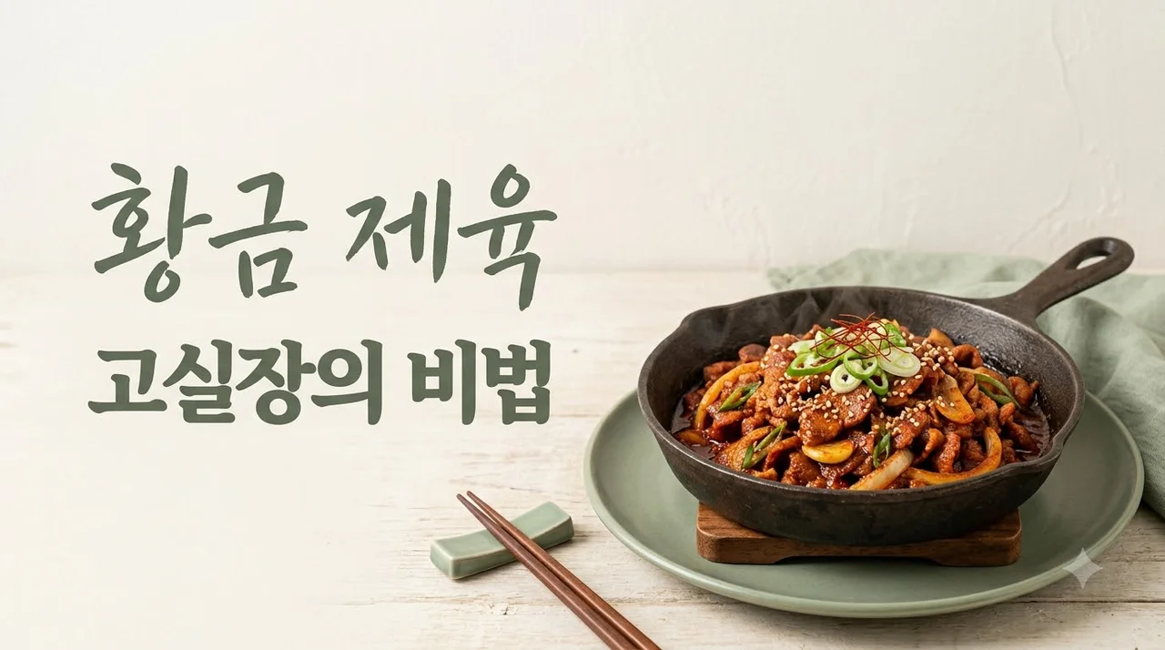 제육볶음 레시피 2026년 최고 흥행 고실장의 333 황금비율