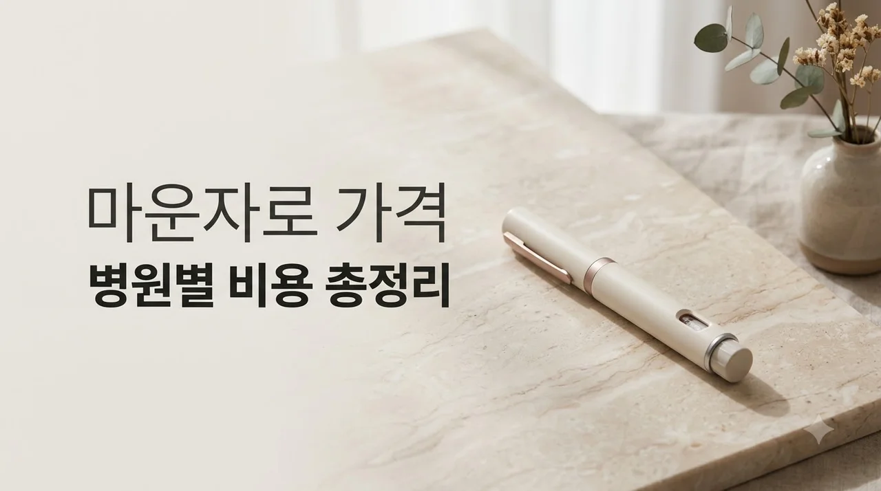 [원장님] 마운자로 가격 2026년 병원마다 다른 이유와 실제 비용