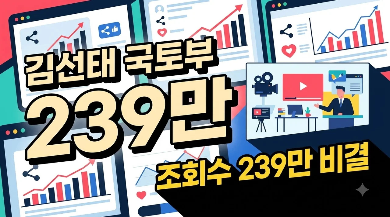김선태 국토부 협업과 나는솔로 33기 광수 조회수 239만 흥행 비결