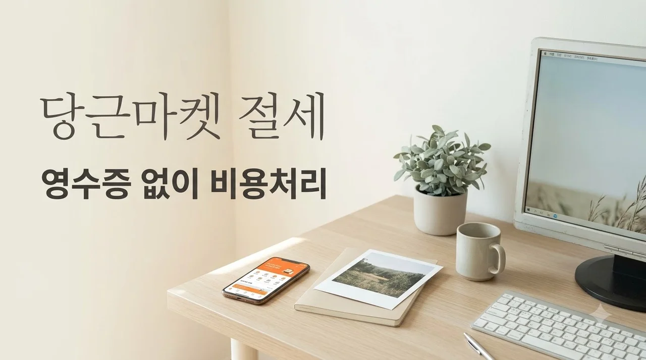 당근마켓 사무실 비품 비용 처리, 영수증 없이 합법적으로 세금 줄이는 법